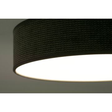 Duolla - Iluminação de teto LED CORTINA LED/26W/230V diâmetro 30 cm 4000K castanho