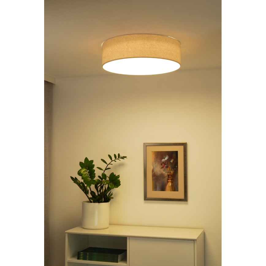 Duolla - Iluminação de teto LED CORTINA LED/26W/230V diâmetro 30 cm 4000K creme