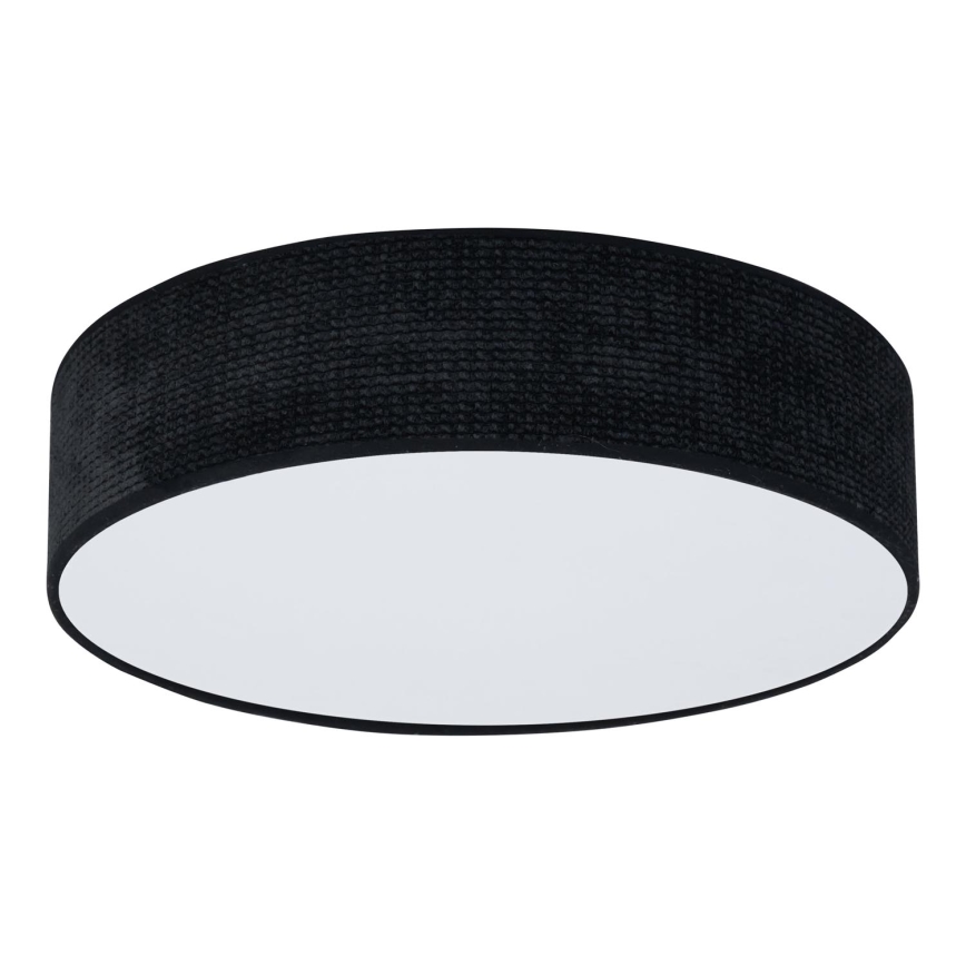 Duolla - Iluminação de teto LED CORTINA LED/26W/230V diâmetro 30 cm 4000K preto