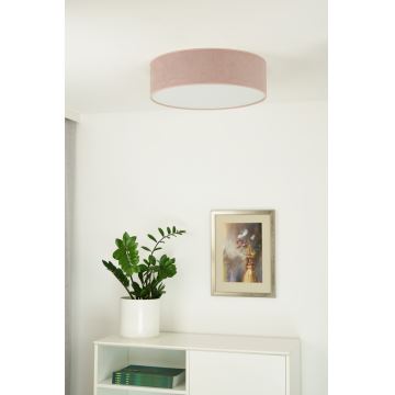 Duolla - Iluminação de teto LED CORTINA LED/26W/230V diâmetro 30 cm 4000K rosa