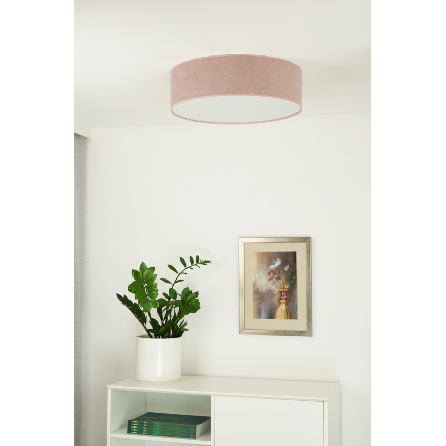 Duolla - Iluminação de teto LED CORTINA LED/26W/230V diâmetro 30 cm 4000K rosa