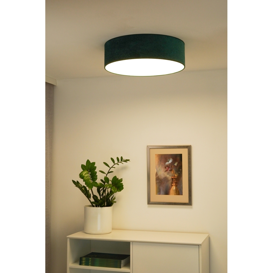 Duolla - Iluminação de teto LED CORTINA LED/26W/230V diâmetro 30 cm 4000K verde