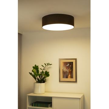 Duolla - Iluminação de teto LED CORTINA LED/26W/230V diâmetro 45 cm 4000K castanho