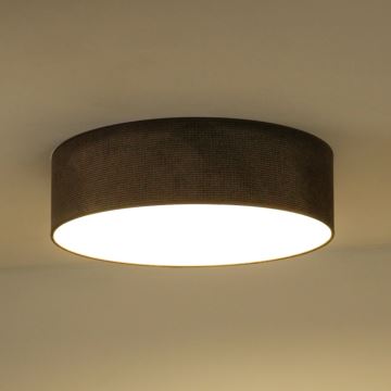 Duolla - Iluminação de teto LED CORTINA LED/26W/230V diâmetro 45 cm 4000K castanho