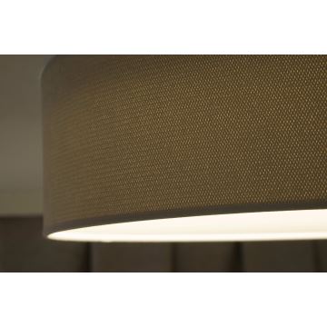 Duolla - Iluminação de teto LED CORTINA LED/26W/230V diâmetro 45 cm 4000K cinzento