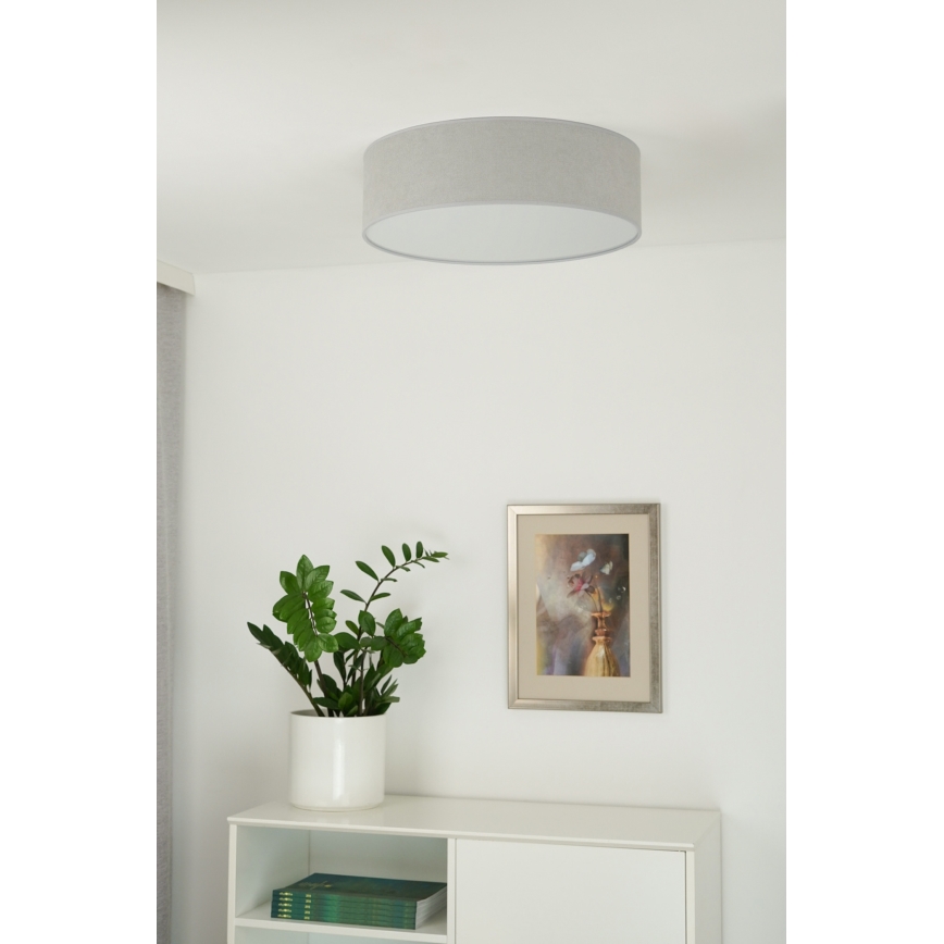 Duolla - Iluminação de teto LED CORTINA LED/26W/230V diâmetro 45 cm 4000K cinzento