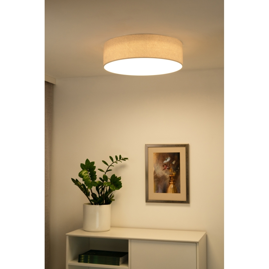 Duolla - Iluminação de teto LED CORTINA LED/26W/230V diâmetro 45 cm 4000K creme