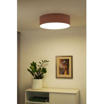 Duolla - Iluminação de teto LED CORTINA LED/26W/230V diâmetro 45 cm 4000K rosa