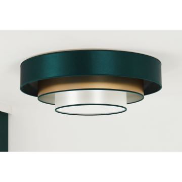 Duolla - Iluminação de teto LED LUNETA LED/26W/230V diâmetro 60 cm 4000K verde/dourado/branco