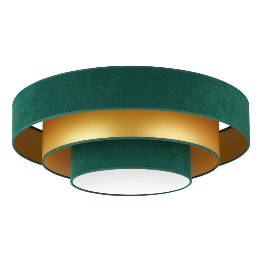 Duolla - Iluminação de teto LED LUNETA LED/26W/230V diâmetro 60 cm 4000K verde/dourado