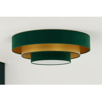 Duolla - Iluminação de teto LED LUNETA LED/26W/230V diâmetro 60 cm 4000K verde/dourado