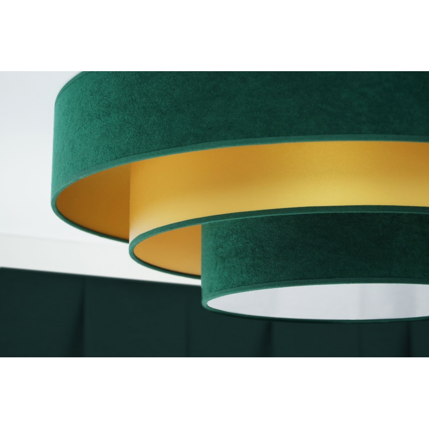 Duolla - Iluminação de teto LED LUNETA LED/26W/230V diâmetro 60 cm 4000K verde/dourado