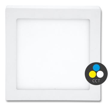 Iluminação de teto para casa de banho LED RAFA LED/25W/230V 3000/4000/6000K 30x30 cm IP44 branco