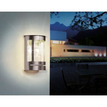 EGLO 30173 - Luz de parede de exterior DARIL 1xE27/60W IP44