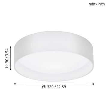 Eglo - Luz de teto LED 1xLED/11W/230V