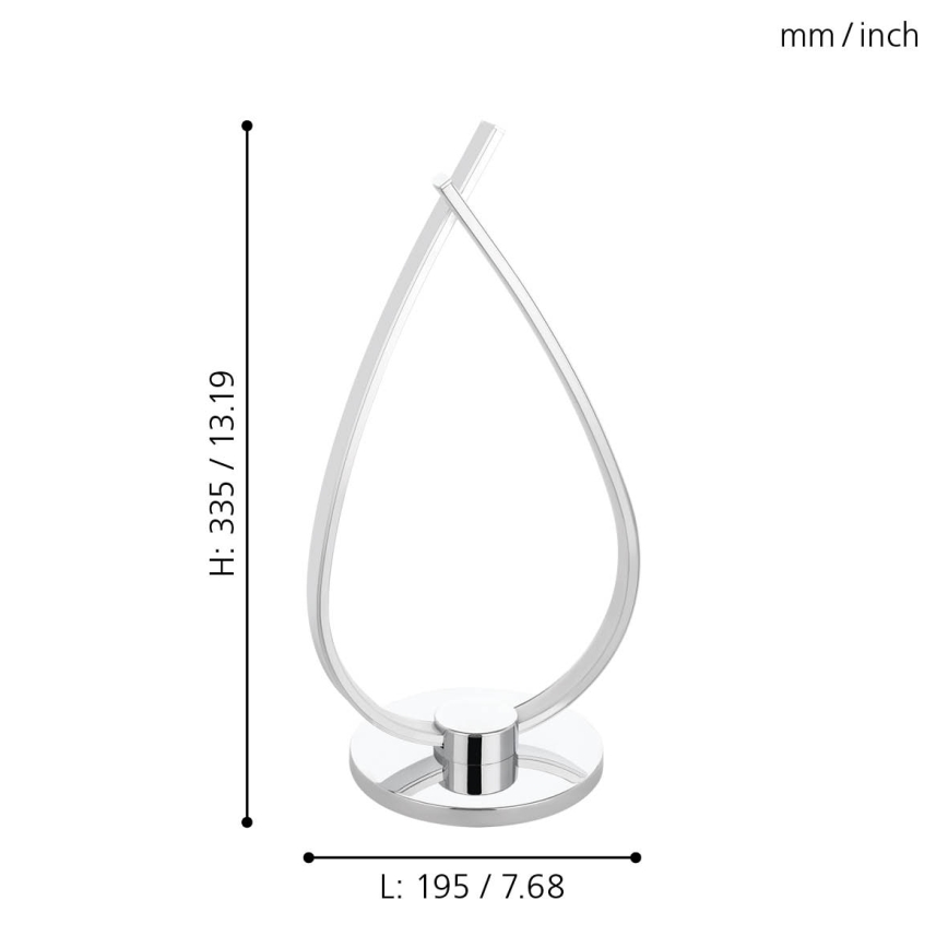 Eglo - Candeeiro de mesa LED LED/14W/230V