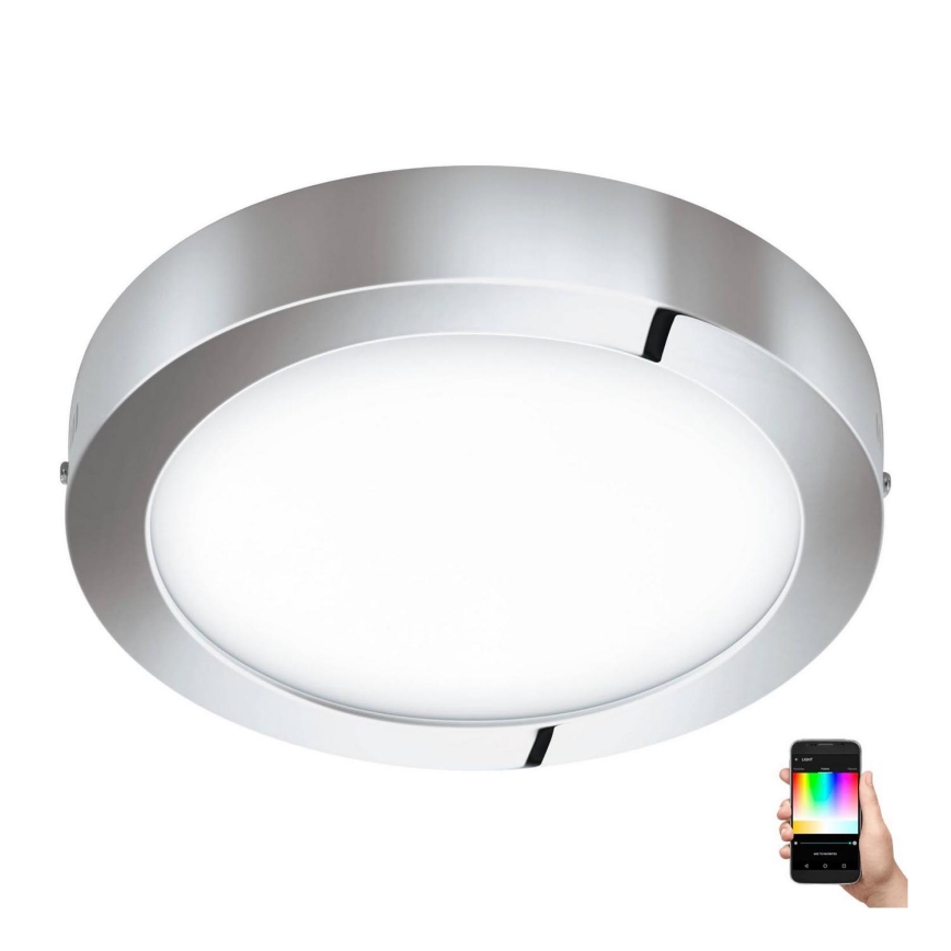 Eglo 33667 - Iluminação LED RGBW para teto de casa de banho com regulação FUEVA-C LED21W/230V diâmetro 30 cm IP44