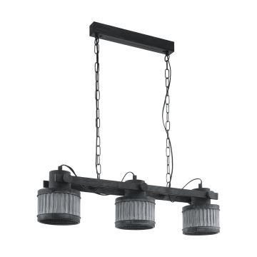 Eglo - Candelabro suspenso 3xE27/28W/230V