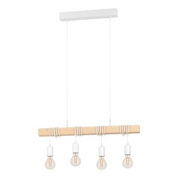 Eglo - Candeeiro suspenso 4xE27/60W/230V - FSC certificado