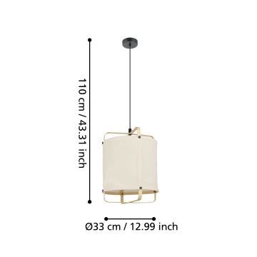 Eglo - Candelabro suspenso 1xE27/40W/230V