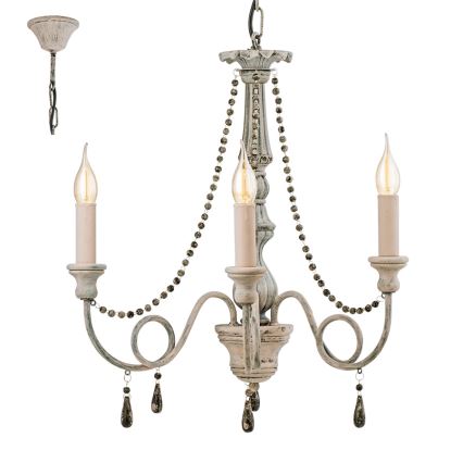 Eglo 49821 - Candelabro numa corrente COLCHESTER 3xE14/40W