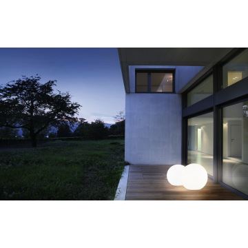 Eglo 55783 - LED RGBW Iluminação exterior MONTEROLO-C 1xE27/9W/230V IP65 diâmetro 30 cm + controlo remoto