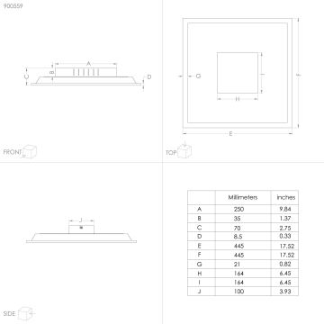 Eglo - Iluminação de teto LED LED/28W/230V