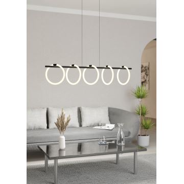 Eglo - Candelabro suspenso LED 5xLED/7W/230V