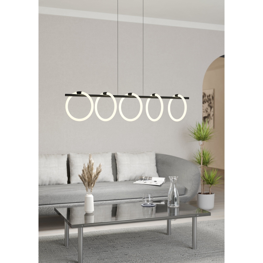 Eglo - Candelabro suspenso LED 5xLED/7W/230V