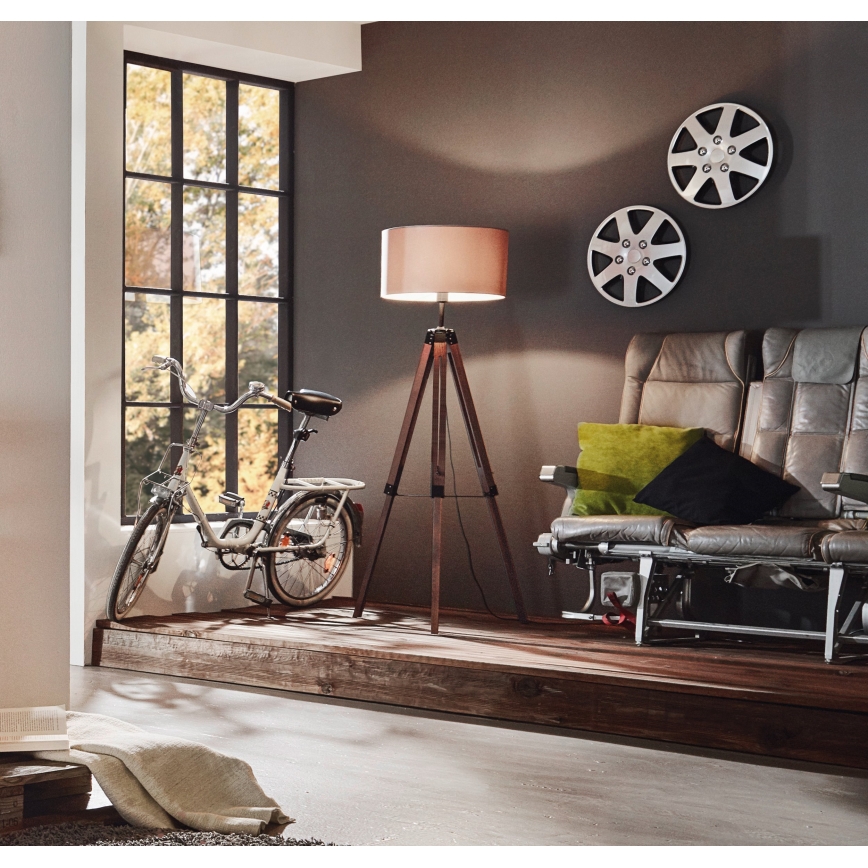 Eglo - Candeeiro de chão 1xE27/60W/230V