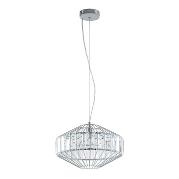 Eglo 96987 - Luz pendente de cristal PEDROLA 1xE27/60W/230V