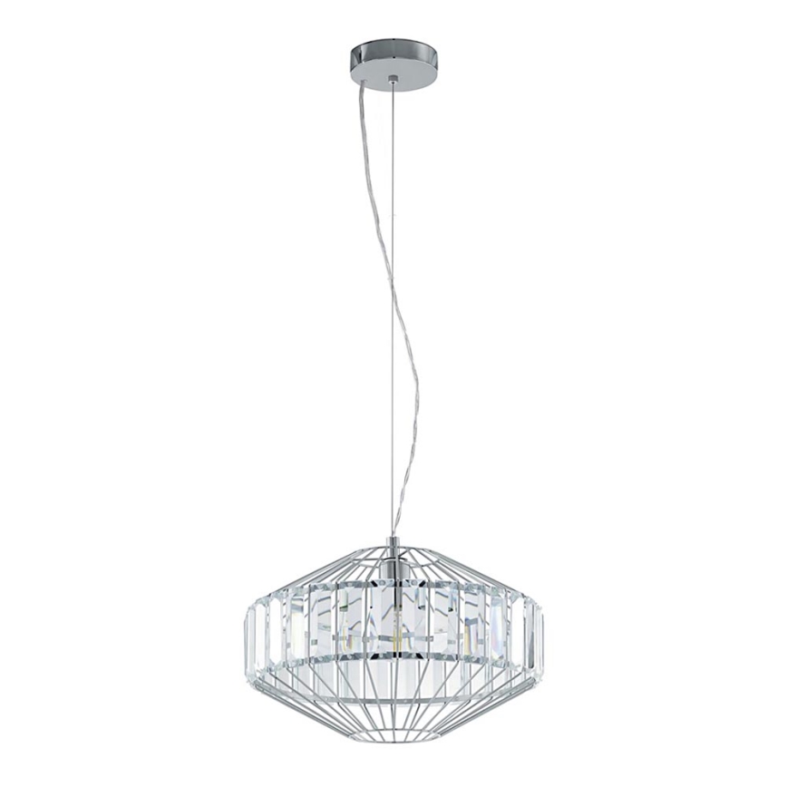 Eglo 96987 - Luz pendente de cristal PEDROLA 1xE27/60W/230V