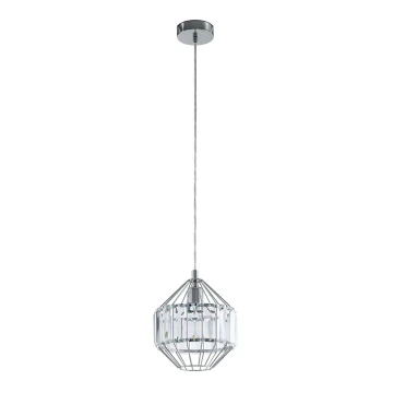 Eglo 96988 - Luz pendente de cristal PEDROLA 1xE27/60W/230V