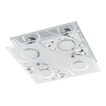 Eglo 96999 - Luz de teto LED AQUILA 4xGU10/3W/230V