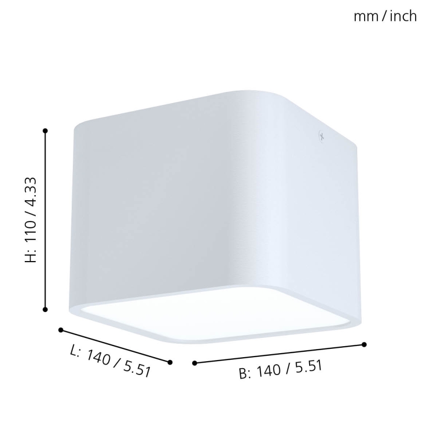 Eglo - Luz de teto 1xE27/28W/230V