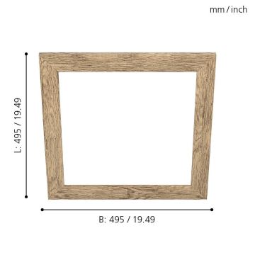 Eglo - Armação para iluminação 495x495 mm