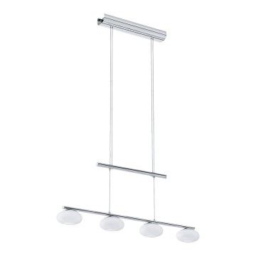 Eglo - Candelabro suspenso LED com regulação 4xLED/4,5W/230V