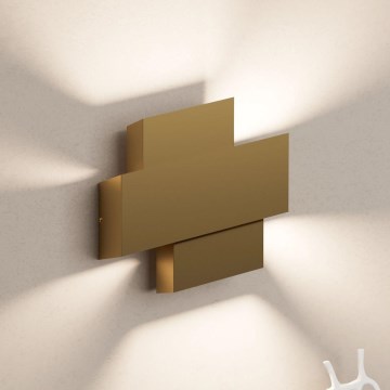Eglo - Iluminação de parede 1xE27/40W/230V dourado