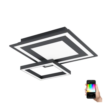 Eglo - Iluminação de teto LED RGB com regulação SAVATAEILA-C LED/20W/230V