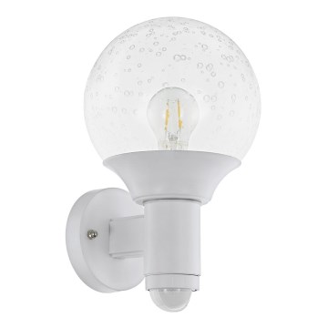 Eglo - Luz de parede de exterior com sensor 1xE27/28W/230V IP44