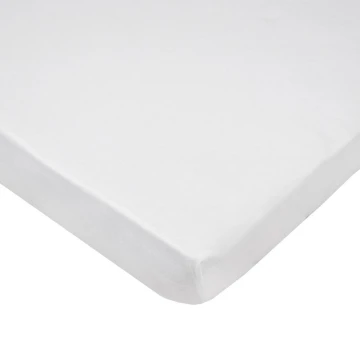 EKO - Lençol impermeável com faixa elástica JERSEY 120x60 cm branco