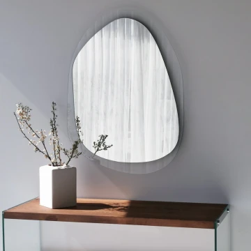 Espelho de parede 55x75 cm transparente