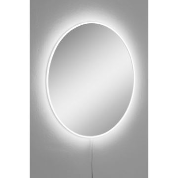 Espelho de parede LED com retroiluminação ROUND diâmetro 60 cm branco