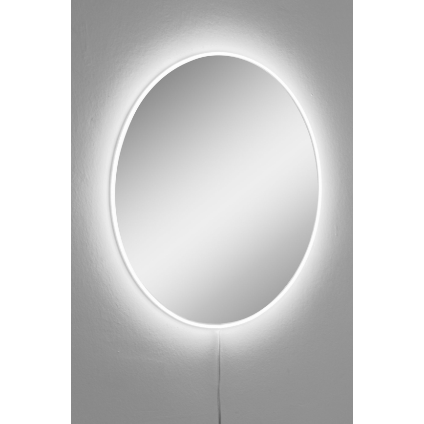 Espelho de parede LED com retroiluminação ROUND diâmetro 60 cm branco