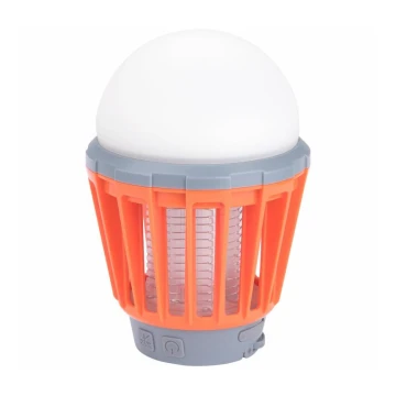 Extol - Candeeiro portátil LED com armadilha de insetos LED/3W/2000 mAh/3,7V IPX6