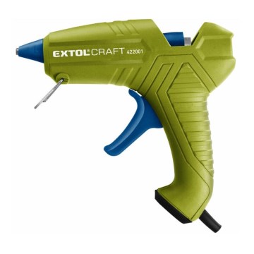 Extol - Pistola de cola quente 100W/230V verde/azul