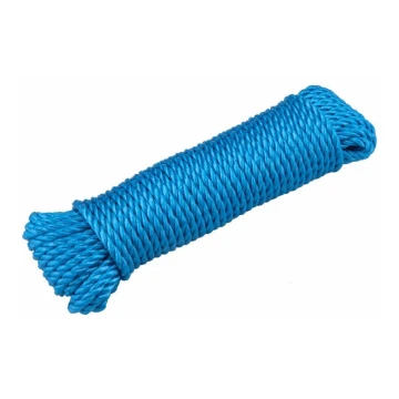Extol Premium - Cordão enrolado de nylon 6mm x 20m azul