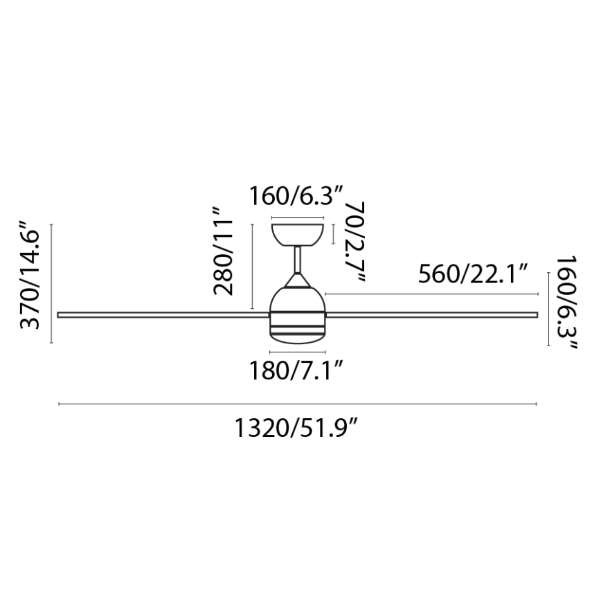 FARO 33524WP - Ventoinha de teto LED POROS L LED/19W/230V madeira/branco d. 132 cm SMART + comando