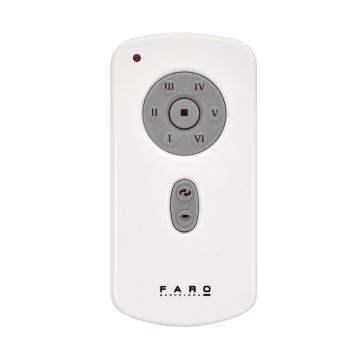 FARO 33722 - Ventoinha de teto LED NU LED/18W/230V branco + controlo remoto