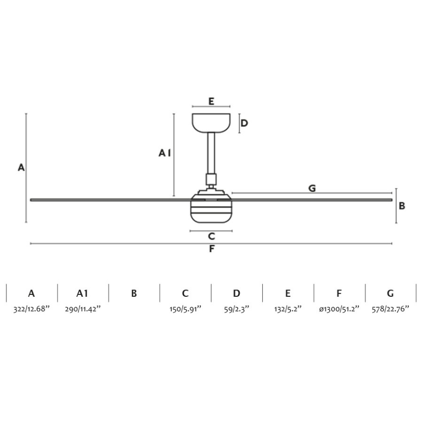 FARO 33814WP-20 - Ventoinha de teto LED com regulação PUNT M LED/24W/230V 3000K/4200K/6500K branco diâmetro 130 cm SMART + comando